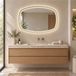 Wiesbaden Lumora Miroir Rectangulaire Avec Éclairage LED, Dimmable et Chauffage de Miroir 120x70 cm