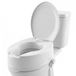 Mobiclinic Titán Rehausseur de toilette - 10 cm - Avec couvercle - Max 160 kg - Blanc