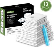Travelhawk Vacuümzakken - 13 Stuks / 4 Maten - Wit