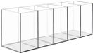 Merkloos Acryl Pennenhouder - Transparante Bureau Organizer - Make-up Kwastenhouder - Voor kantoor, school en thuis - 28,2 x 7,6 x 9,5 CM