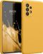kwmobile hoesje geschikt voor Samsung Galaxy A52 / A52 5G / A52s 5G - Hoesje met siliconen coating - Smartphone case in mango