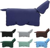 vidaXL Paardendeken, marineblauw, 75 cm, polyesterfleece