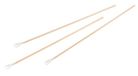 NeoLab 2-1021 wattenstaafje, houten steel, 150 mm x 2,5 mm, kop 4-5,5 mm (100 stuks)