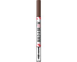 Maybelline - Build-a-Brow - Wenkbrauwpotlood/-gel - voor elk type wenkbrauw - creëert natuurlijke, vollere wenkbrauwen in slechts 2 stappen - Medium Brown