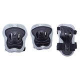 K2 Skate Junior Pad Set, Grijs_Zwart