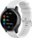 By Qubix - Sportband met motief - Wit - Geschikt voor Xiaomi Mi Watch / Xiaomi Watch 2 / Xiaomi Watch S1 / S2 / S3 / S4 (47mm)