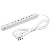 Bticino 3631USD Elektrische stekkerdoos ultraslim met 5 bivalenten stopcontacten 10 of 16 A, ideaal voor kleine ruimtes, kleur wit