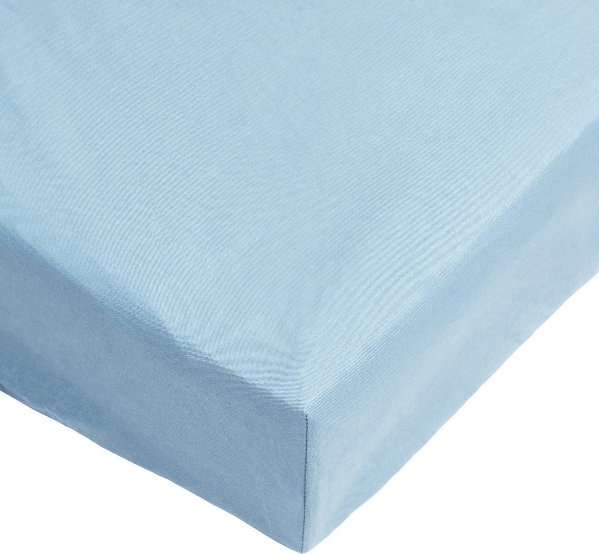 Day Dream Easycare hoeslaken - 80x200 cm - Lichtblauw - Katoen