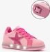 Breezy Rollers Baskets basses pour enfants avec roulettes - Rose clair LED - Taille 39