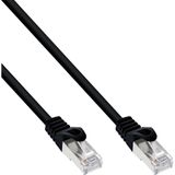 Inline SF/UTP Cat5e Netwerkkabel 1m - Zwart
