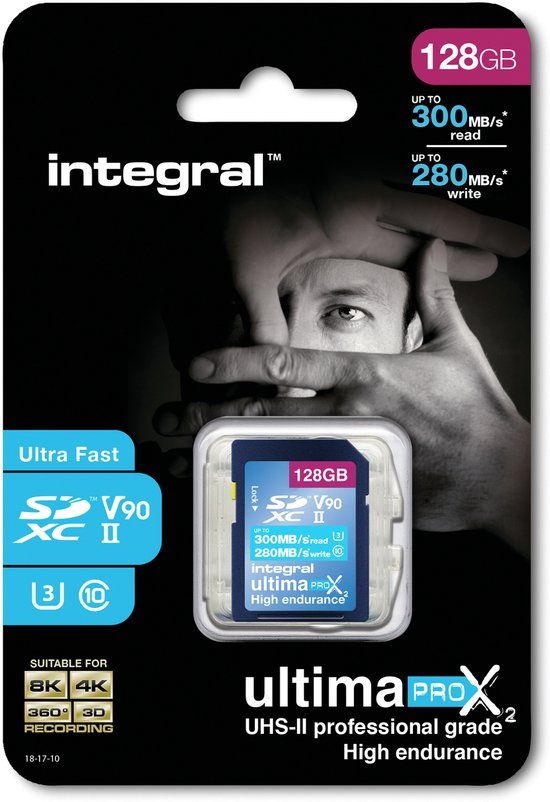 Integral UltimaPro X2 128 GB UHS-II SD-kaart