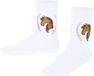 FALKE Horse gedessineerd katoen sokken kinderen wit - maat 35-38