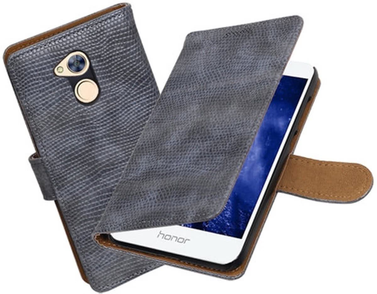 Best Cases .nl Huawei Honor 6A Mini Slang booktype hoesje Grijs