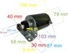 perfektGarten Briggs&Stratton Startmotor, 16 tanden, 12V, geschikt voor 17-22 pk motoren