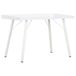 vidaXL Bureau 90x50x79 cm Wit