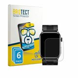 BROTECT - Screenprotector voor Knauermann Pro 4 AIR (rechthoekig) - Folie Beschermfolie transparant 6 Stuks