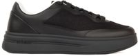 GUESS Winno Lage sneakers Mannen Leer Zwart 43