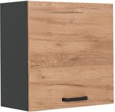Vicco Hangkast R-Line, Goudkleurig Eiken/Antraciet, 60 cm met 1 deur