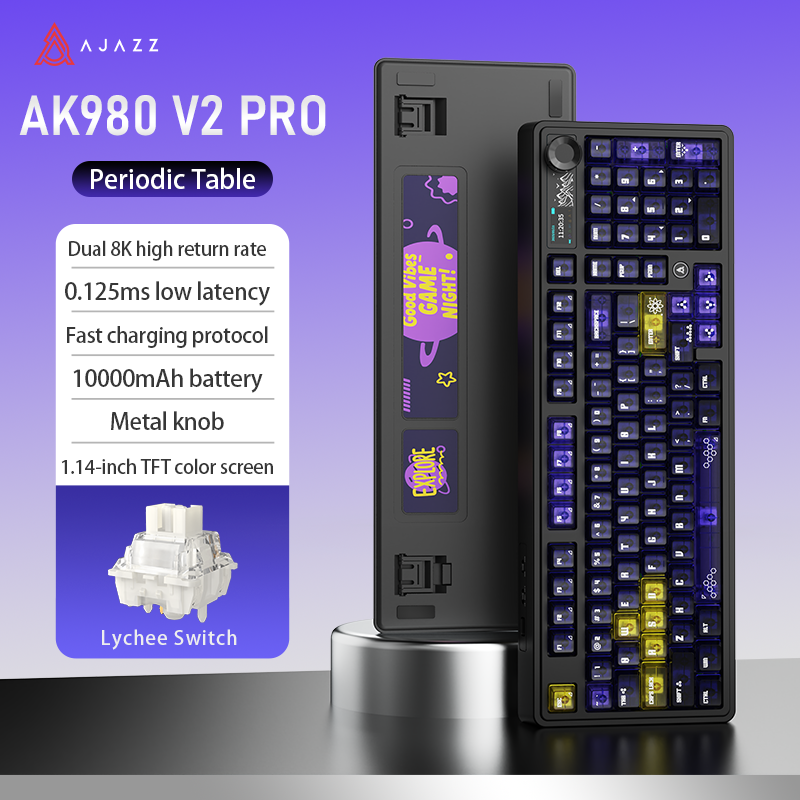 AJAZZ AK980 V2/PRO 96% Mechanisch Gaming Toetsenbord