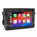 JUNSUN 7-inch Android autoradio voor Opel Astra H, Corsa D, Zafira B, Vectra C, met 2GB RAM + 64GB ROM, draadloze CarPlay en Android Auto, GPS, zwart