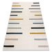 KIDDO Tapis 1465 Blanc / Gris Clair, Géométrique, Lignes Pour Enfants, Sensoriel Beige 80x150 cm