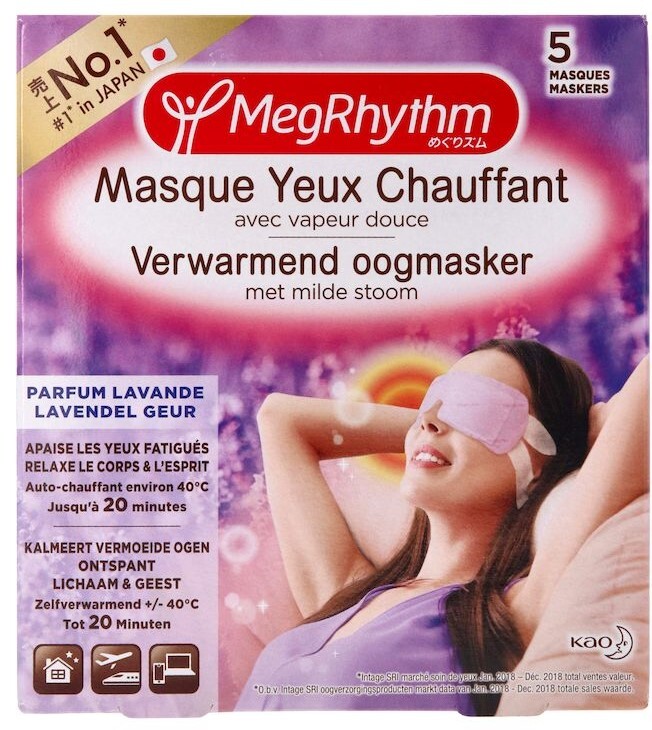 MegRhythm Verwarmend Oogmasker Lavendel