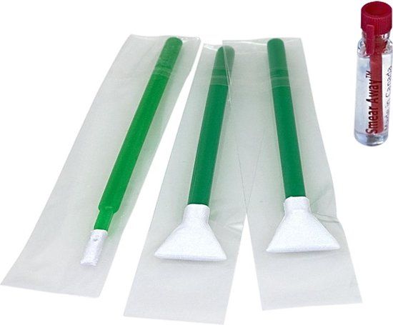 Visible Dust EZ Sensor Cleaning Kit Mini 1.0ml Smear Away + 1.3x/20mm Green MXD-100 Vswabs