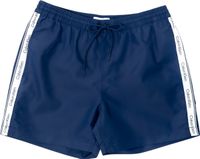 Calvin Klein Short de bain à cordon de serrage moyen pour homme - Signature Navy - Taille L