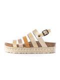 Bayton Sandaal 'Umbria' beige / sand / poederroze