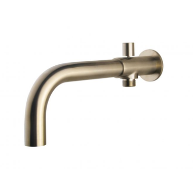 Wiesbaden Caral Inbouw Baduitloop met Omstel 23 cm - RVS Look