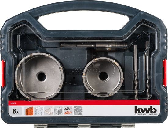 kwb Gatenzagenset - 6-delig - Boorkronen