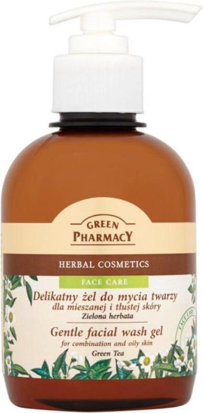 Green Pharmacy Gentle Facial Wash Gel - 270ml - For Mixed, Oily & Normal Skin
