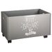 Atmosphera Opbergkist voor speelgoed, grijs, 48 x 28 x 28,5 cm, hout, wielen met remmen, voor kinderkamer