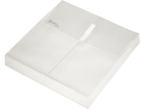 Lion Vel-Close-R Clear Poly Envelopes with Gusset - 12x12 inches - 6/Pack