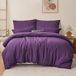 Luxe Bedlinnen Set voor Tweepersoonsbed 240 x 260 cm in Violet