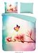 Muller Textiles Pure dekbedovertrek vlinder met bloemen - Lits jumeaux 240x200/220 cm - Multi - Microvezel