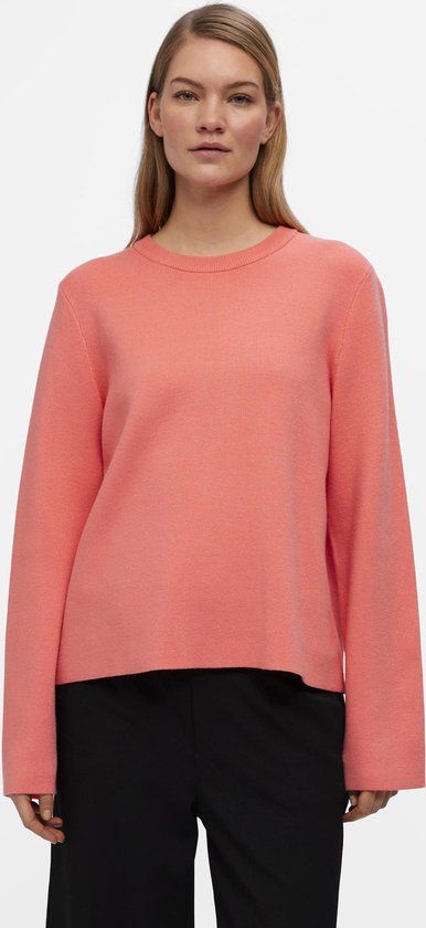 Object - Trui Reynard Roze - Dames - Maat XS - Viscose - Lange mouw - Lente/Zomer 2024