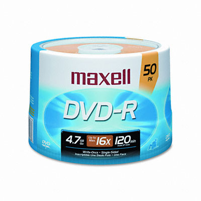 Maxell DVD-R 4.7GB 16x Spindle 50pk