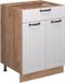 Vicco Fame-Line Keukenonderkast – 60 cm met lade, WB Eik Wit Landhuis