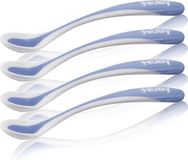 Nûby Nuby Lepel Warmtegevoelige 22,2 Cm Blauw 3m+ 4 Stuks