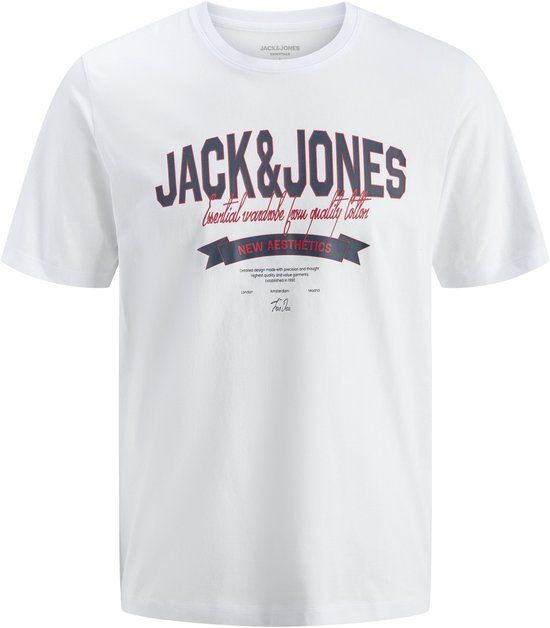 JACK & JONES PLUS SIZE JACK&JONES PLUS - JJELOGO TEE SS O-NECK 2 COL SS26 SN PLS - Heren - T-shirts