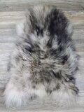 IJslands Schapenvacht Zwart Wit MIX (100cm) - 100% ECHT - Eco Gelooid - Schapenvel