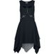 Poizen Industries Helmi Dress - Gothic Mini-jurk - Zwart - XS-4XL