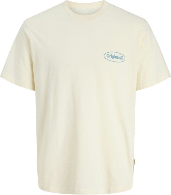 JACK&JONES JORRIVIERA VINTAGE POSTER BACK TEE JNR Jongens T-shirt Maat 152 Katoen Korte mouw Antique White