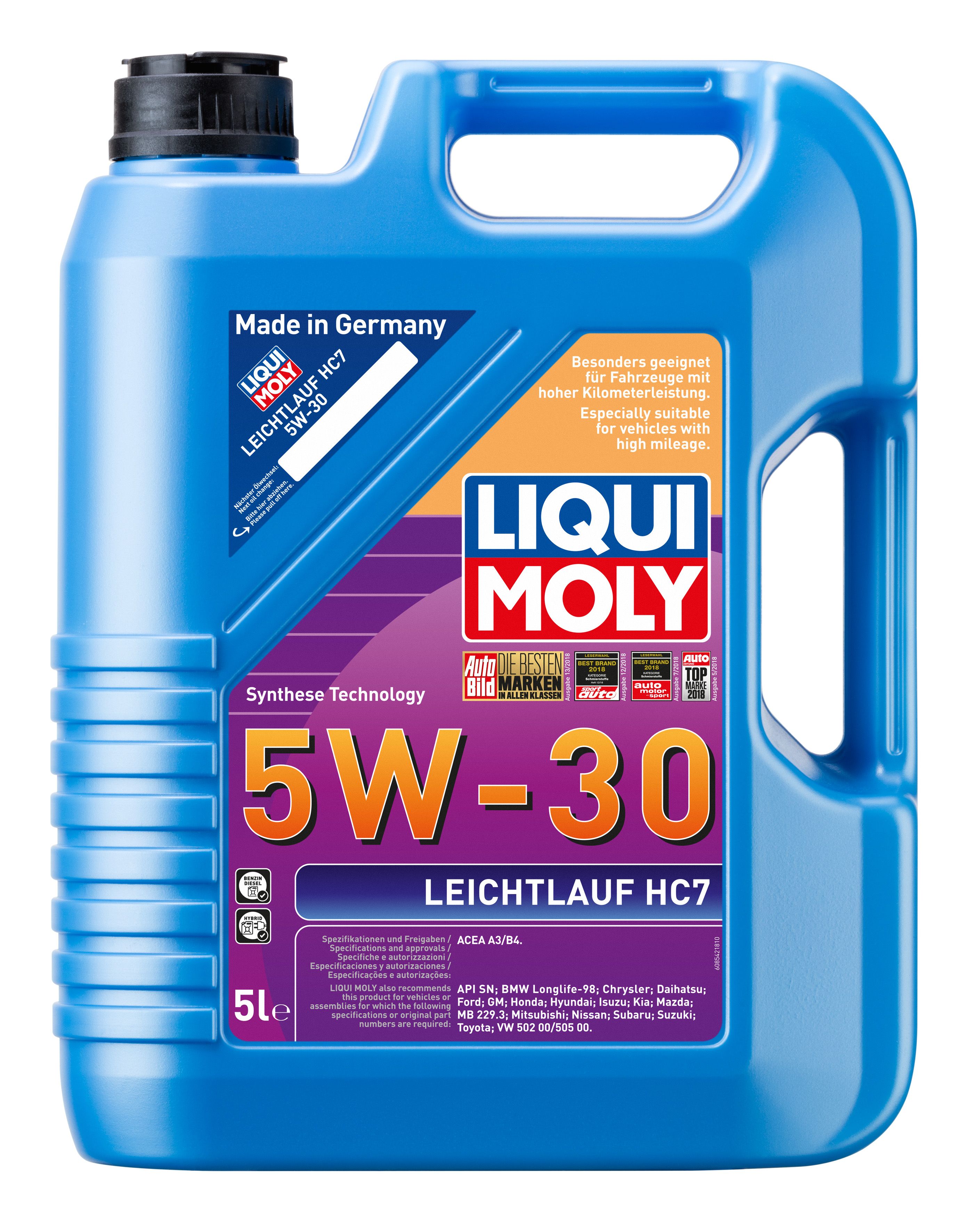 Liqui Moly Leichtlauf HC7 5W30 A3/B4 5L