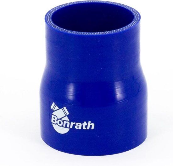 Bonrath Siliconen slang recht Reducer - Ø60>51mm - Blauw - Universeel