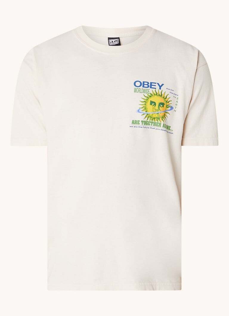 Obey Obey Together As One T-shirt met front- en backprint