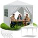 GoGarden Tente de réception 290x290x250cm Blanc