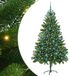 vidaXL Kerstboom met 300 LED, met standaard, Groen, 180 cm, PE
