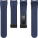 Strap-it Bracelet en silicone pour montre connectée - Convient pour Samsung Galaxy Watch 4 Classic 42mm - Bracelet de sport magnétique - Bleu foncé